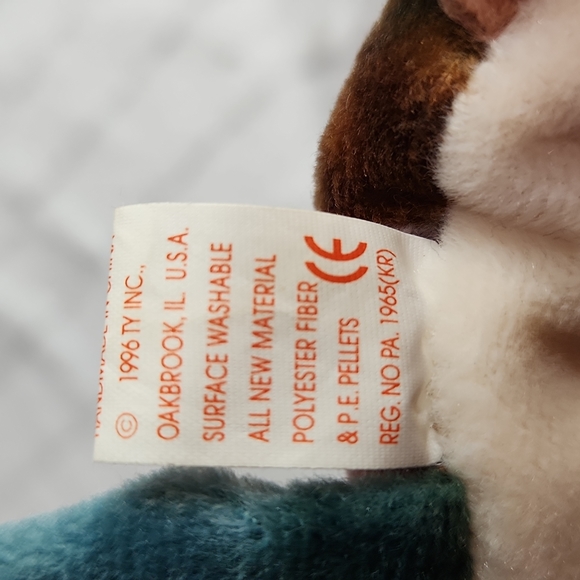 🕸Vintage Ty Beanie Baby Original Claude Tie Dye Crab 1996 - Picture 6 of 11